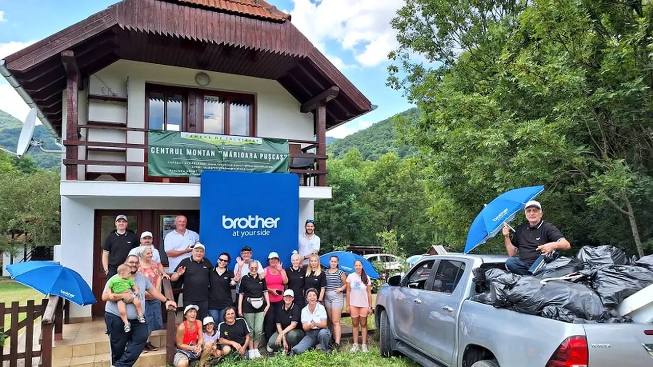 Brother România continuă programul de igienizare a zonelor montane 