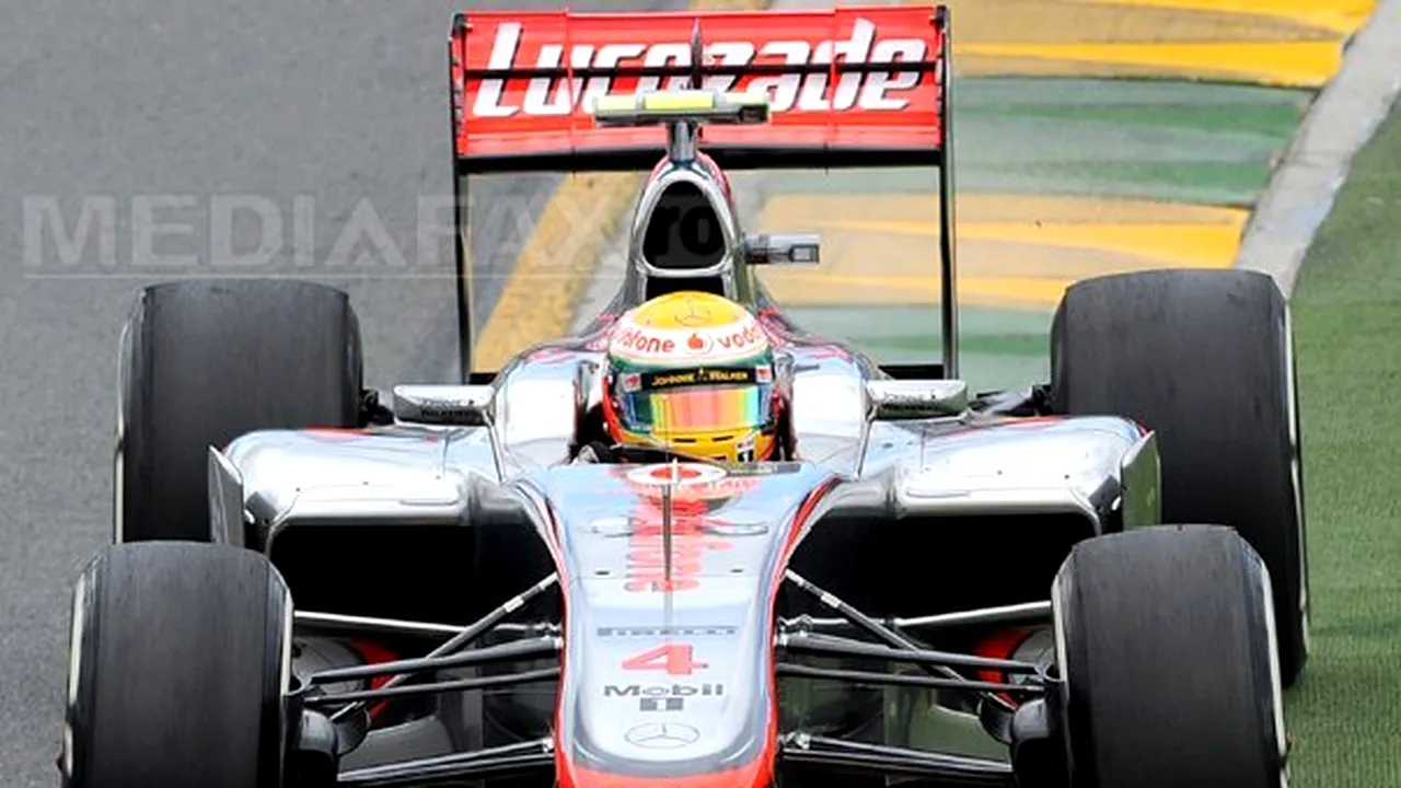 Hamilton, primul pe grila de start a MP al Australiei, Vettel al şaselea