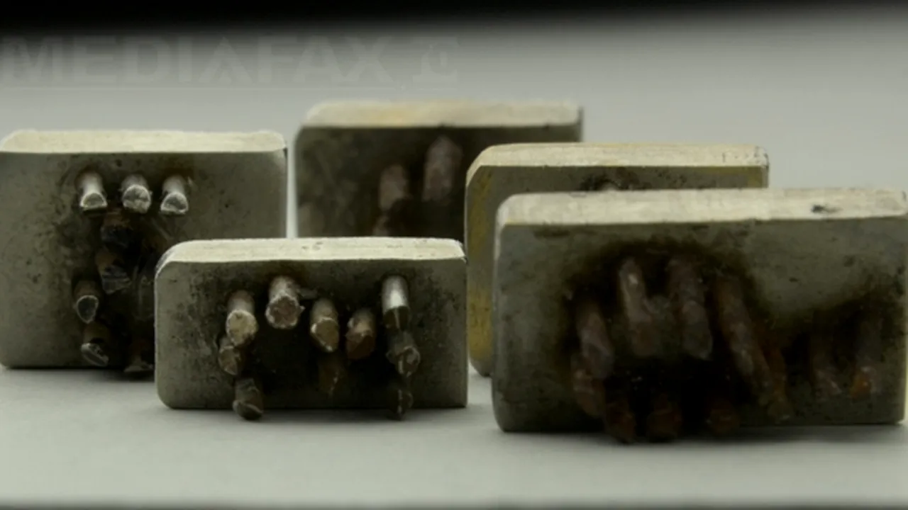 Ştampile metalice rare, folosite pentru tatuarea prizonierilor, au fost descoperite la Auschwitz