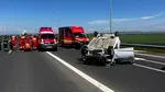 Accident produs de un șofer băut pe DN1D, în Prahova. Patru persoane au fost rănite