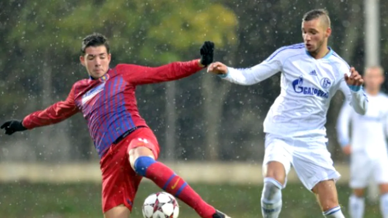 Steaua a remizat cu Schalke 04, scor 1-1, în Liga Campionilor la tineret