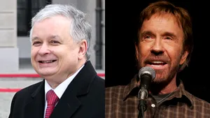 Comemorările fostului preşedinte Kaczynski, boicotate de sute de polonezi, sărbătorindu-l în timpul lor pe Chuck Norris