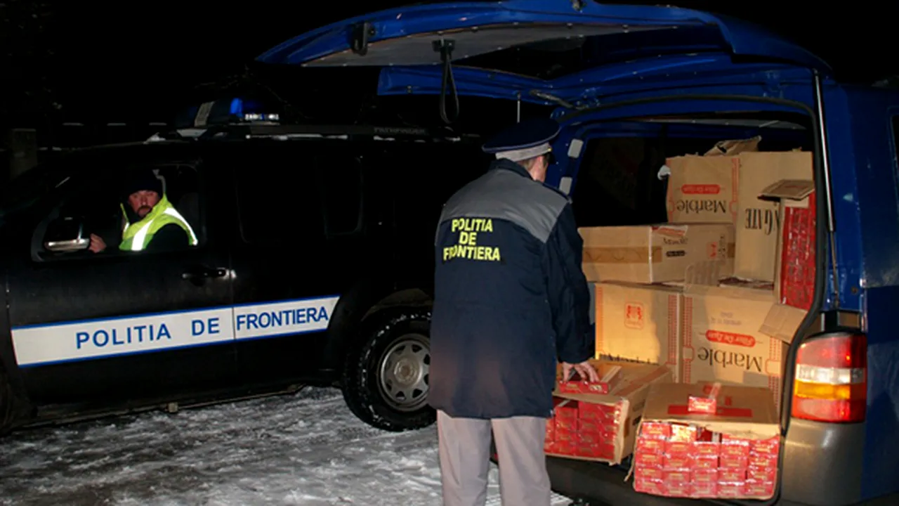 Aproape 26.000 de pachete de ţigări de contrabandă, confiscate în Mehedinţi