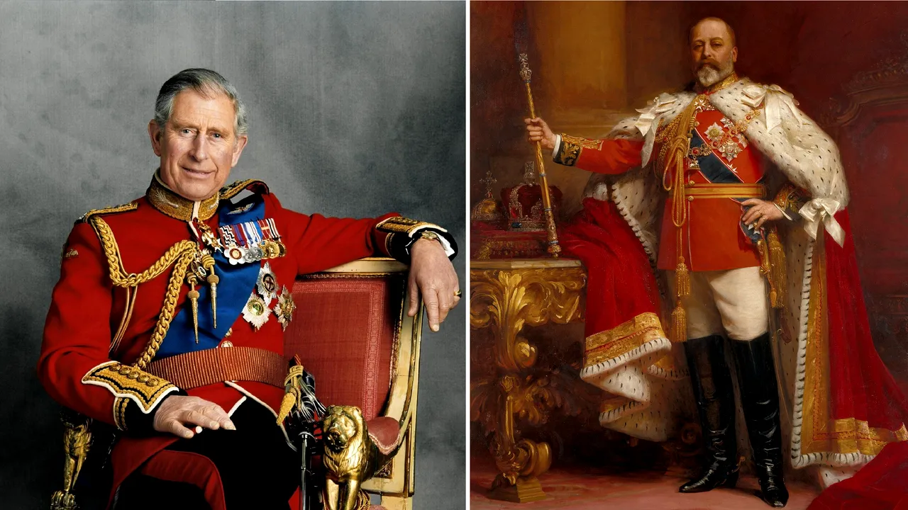 Regele Edward al VII-lea şi regele Charles al III-lea: doi monarhi care au aşteptat mult timp să urce pe tron