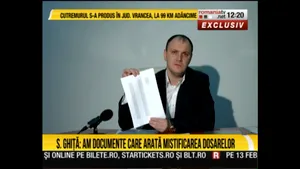 VIDEO Sebastian Ghiţă, într-o înregistrare difuzată la România TV după dispariţia sa: 