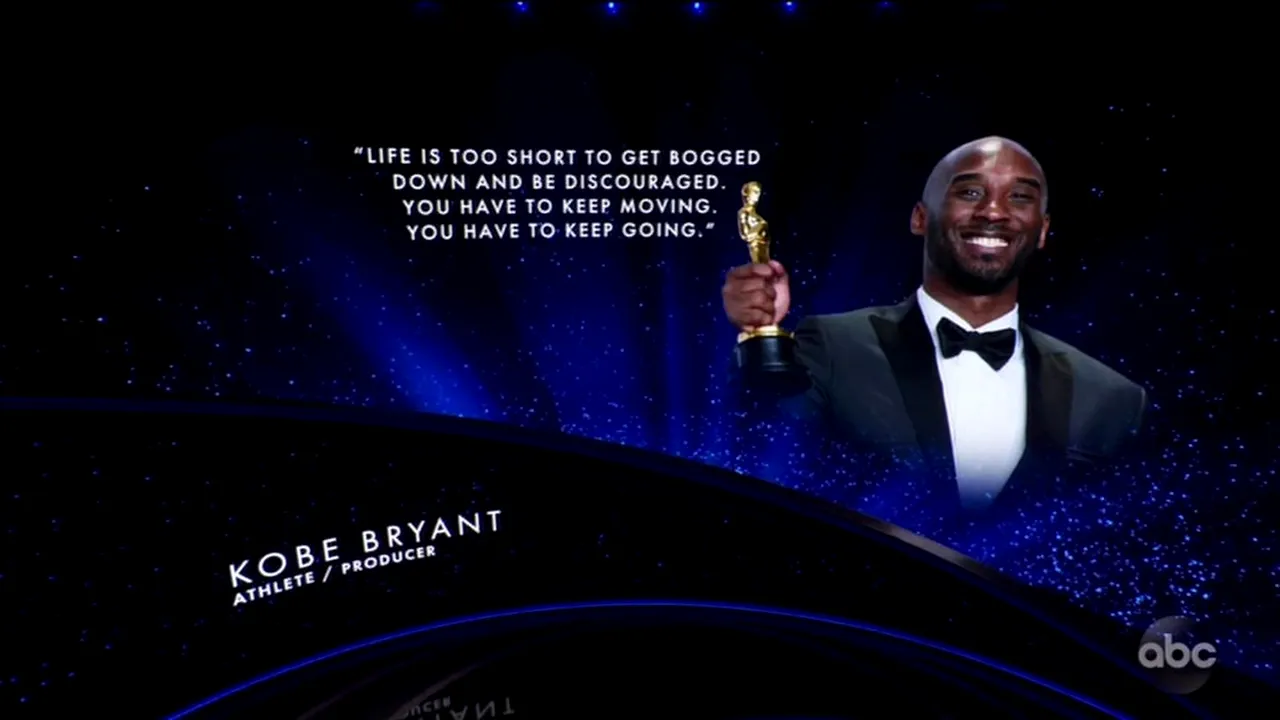 VIDEO. Omagiu pentru Kobe Bryant la Gala Premiilor Oscar 