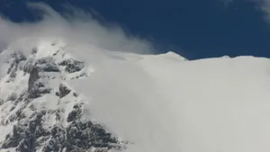 Avalanche Risk In Bucegi Mountains, C Romania