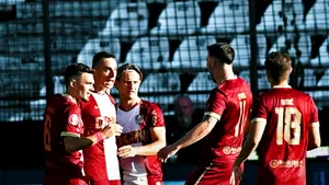 CFR Cluj, victorie cu FC Botoșani. Oaspeții au jucat în 10 din minutul 9