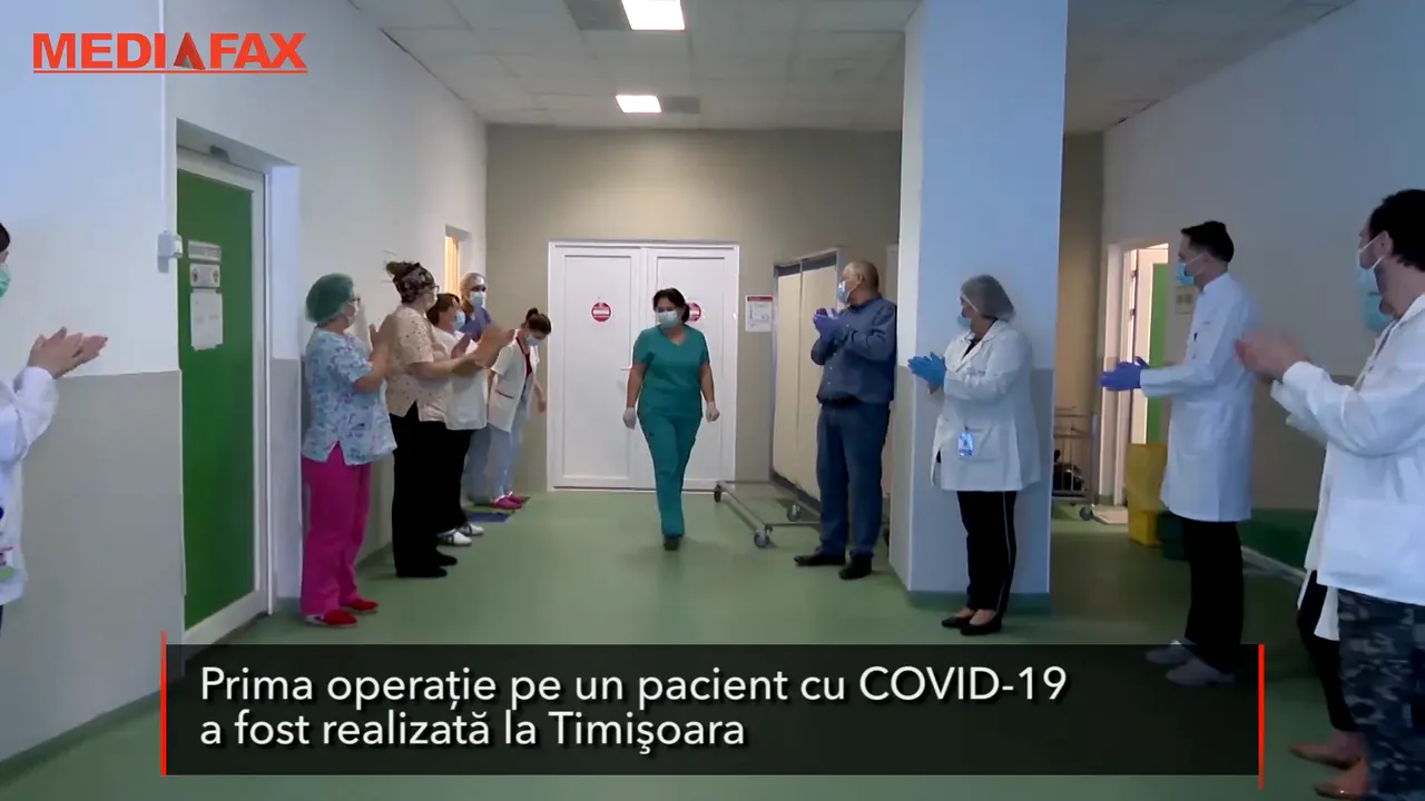 În Timişoara s-a realizat prima operaţie pe un pacient cu COVID-19