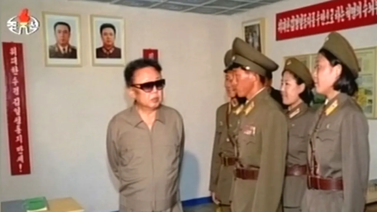 Televiziunea nord-coreeană difuzează fotografii cu Kim Jong-Il