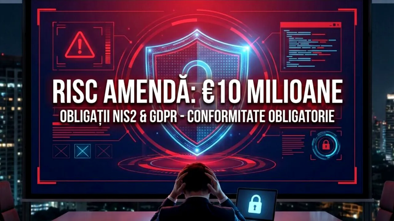 Amenzi de până la 10 milioane de euro pentru firme: noile obligații de securitate IT afectează tot mai multe companii din România