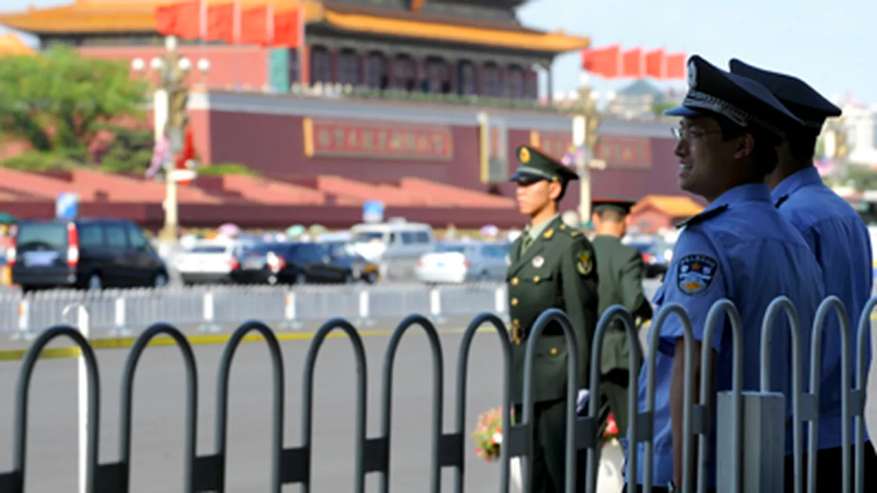 Piaţa Tiananmen, unul dintre locurile cel mai atent supravegheate din lume