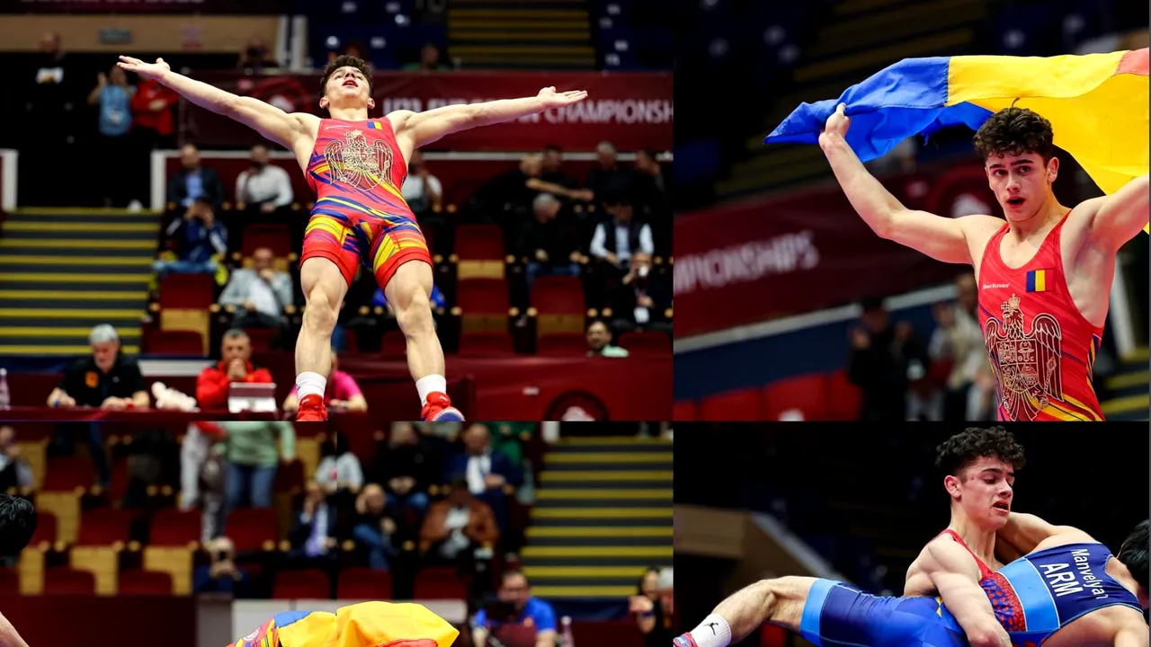 Medalie de aur pentru România la Campionatele Europene de Lupte U23