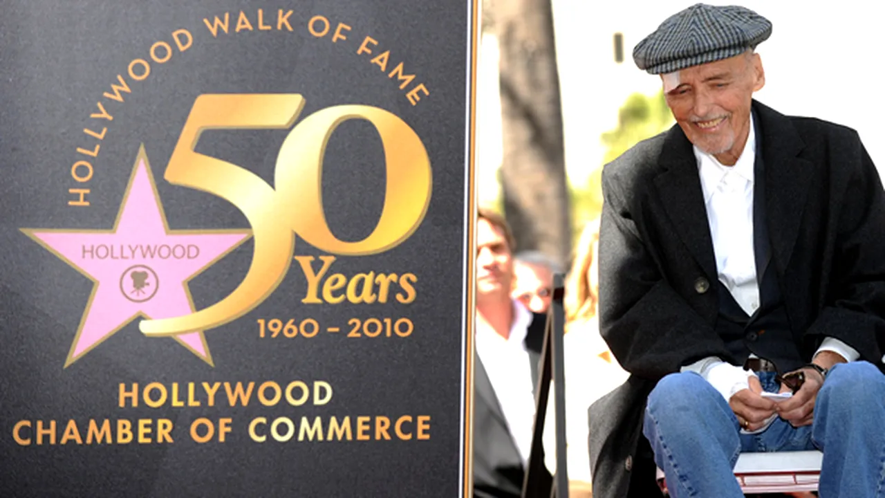 Dennis Hopper a primit o stea pe Hollywood Walk of Fame - GALERIE FOTO