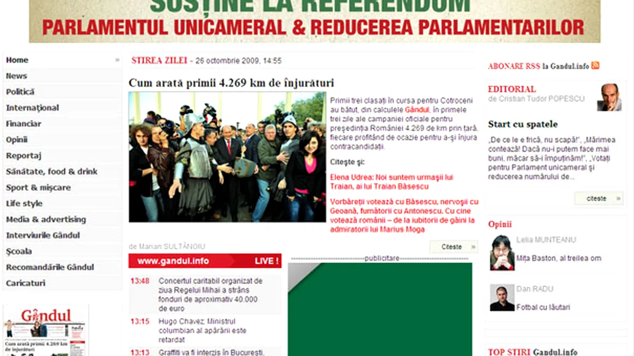 Gândul a lansat campania 