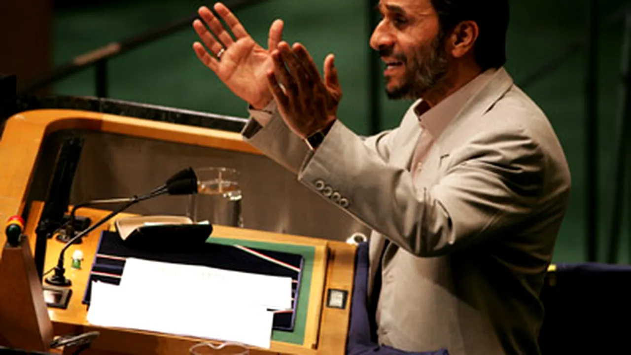 Mahmoud Ahmadinejad va rosti un discurs la ONU