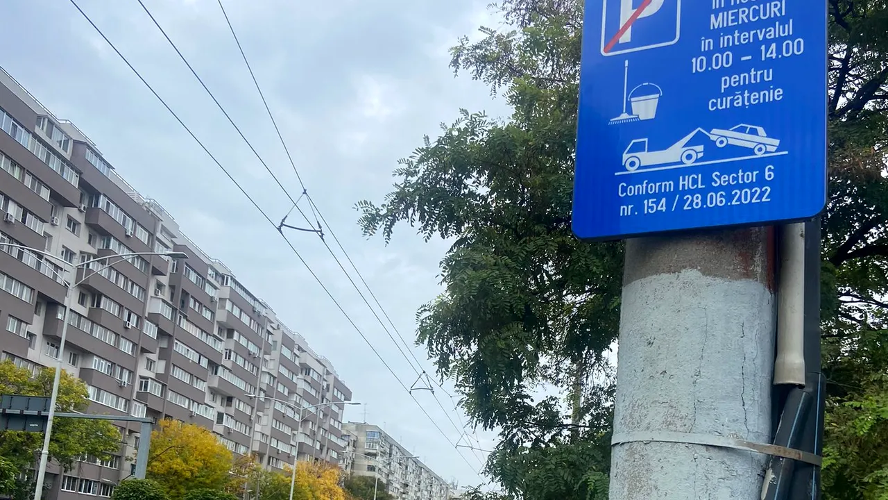 Program-pilot în Sectorul 6: fără maşini parcate pe Bd. Iuliu Maniu. Interdicţia vizează o zi a săptămânii