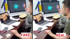 Ruşii distribuie imagini cu Zelenski având cocaină pe birou 
