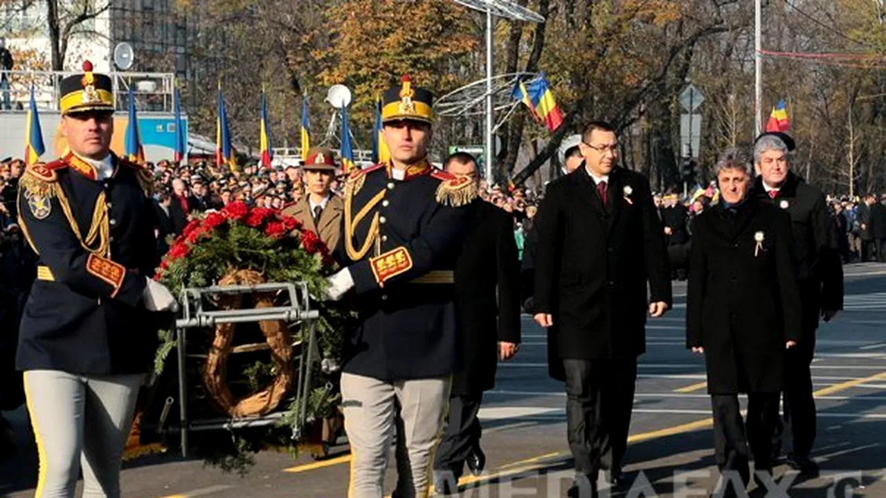 Ponta îl felicită pe Duşa pentru organizarea paradei militare din Bucureşti