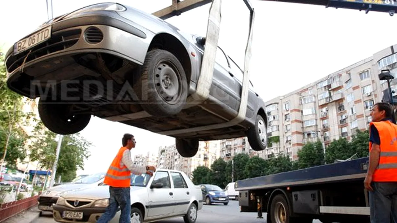Primăria Sectorului 1 anunţă că maşinile abandonate pe străzi sunt ridicate. La ce sume ajung amenzile pentru şoferi