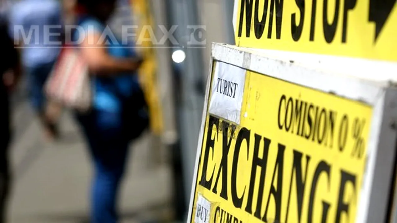Cursul BNR a coborât la 4,3916 lei/euro, un nou minim al ultimelor 10 luni