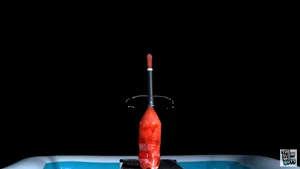 VIDEO Experiment spectaculos redat cu efect slow-motion. Ingredientele principale: mentosane şi un braţ robotic