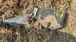 Fragmente ale unei drone Geran-2, descoperite în apropierea unui sat din Republica Moldova