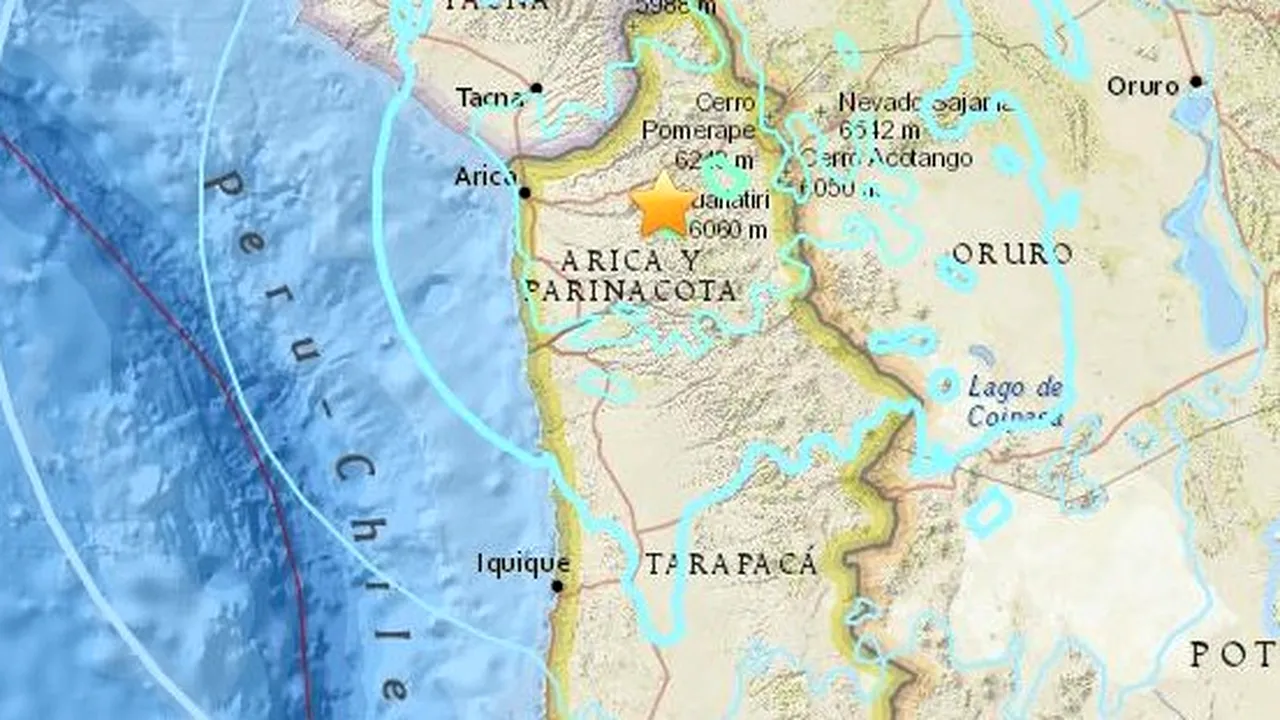 Cutremur cu magnitudinea de 6,3 grade pe scara Richter în nordul statului Chile