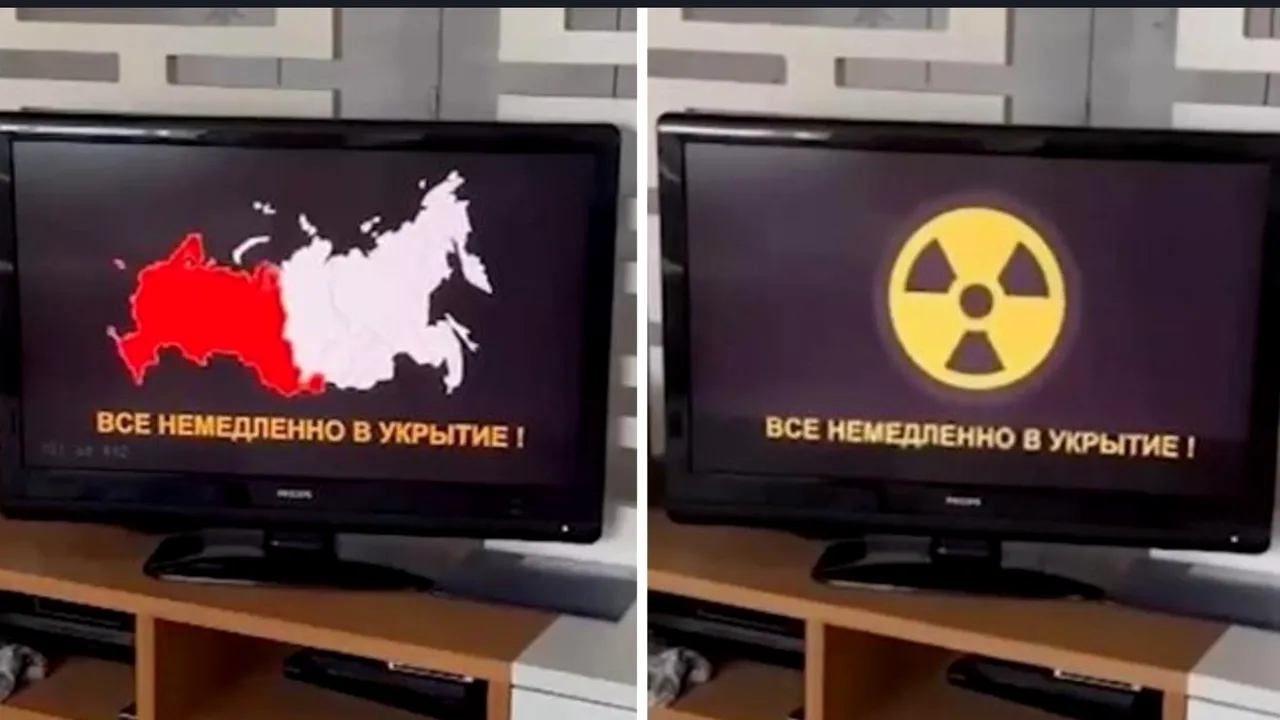 Hackerii au intrat la televiziunea rusă cu o alarmă nucleară falsă: este un atac, du-te în adăposturi