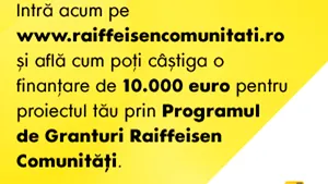(P) Ediţia a cincea a Programului de Granturi Raiffeisen Comunităţi