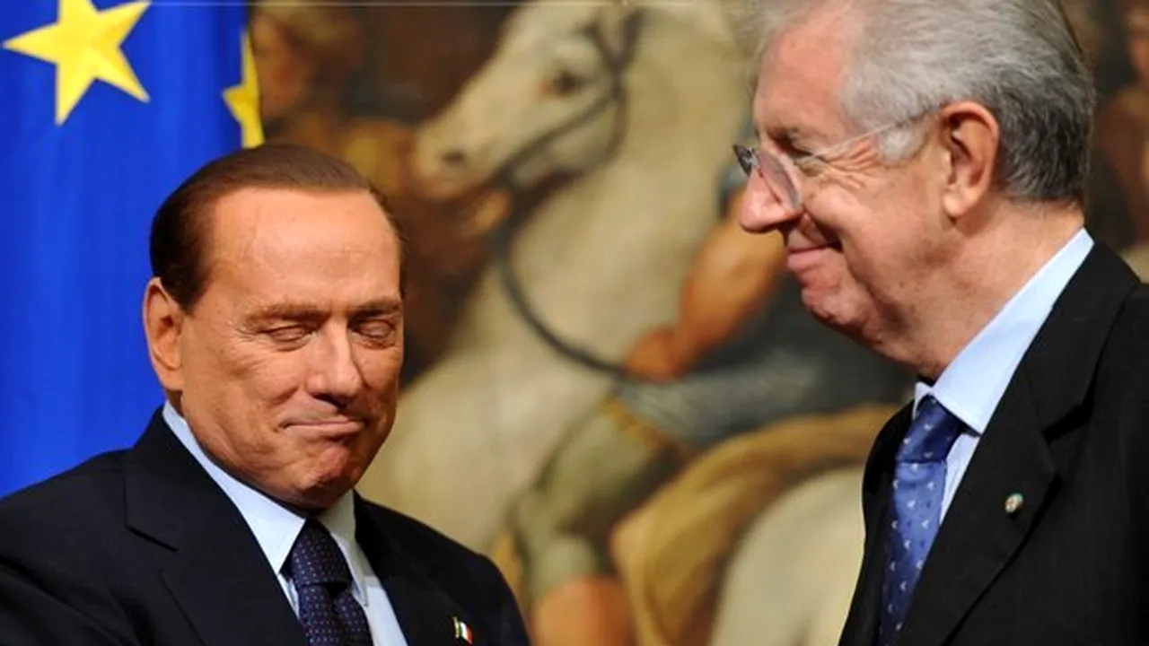 Alegeri în Italia: Coaliţia lui Monti, pe locul patru. Partidul lui Berlusconi pe locul doi