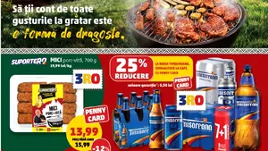 PENNY România: produse pentru grătar și oferte 3RO în  perioada 22-28 iulie 2026