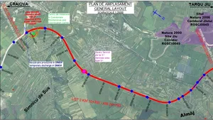 Contract de 2,19 miliarde de lei pentru un lot al drumului de mare viteză Craiova - Târgu Jiu