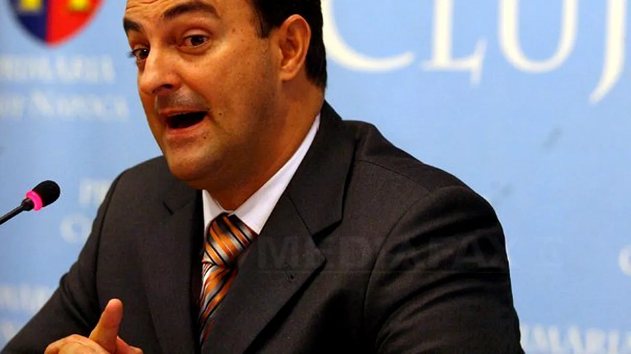Primarul Sorin Apostu, intrat în politică în 1999, conduce filiala Cluj-Napoca a PDL