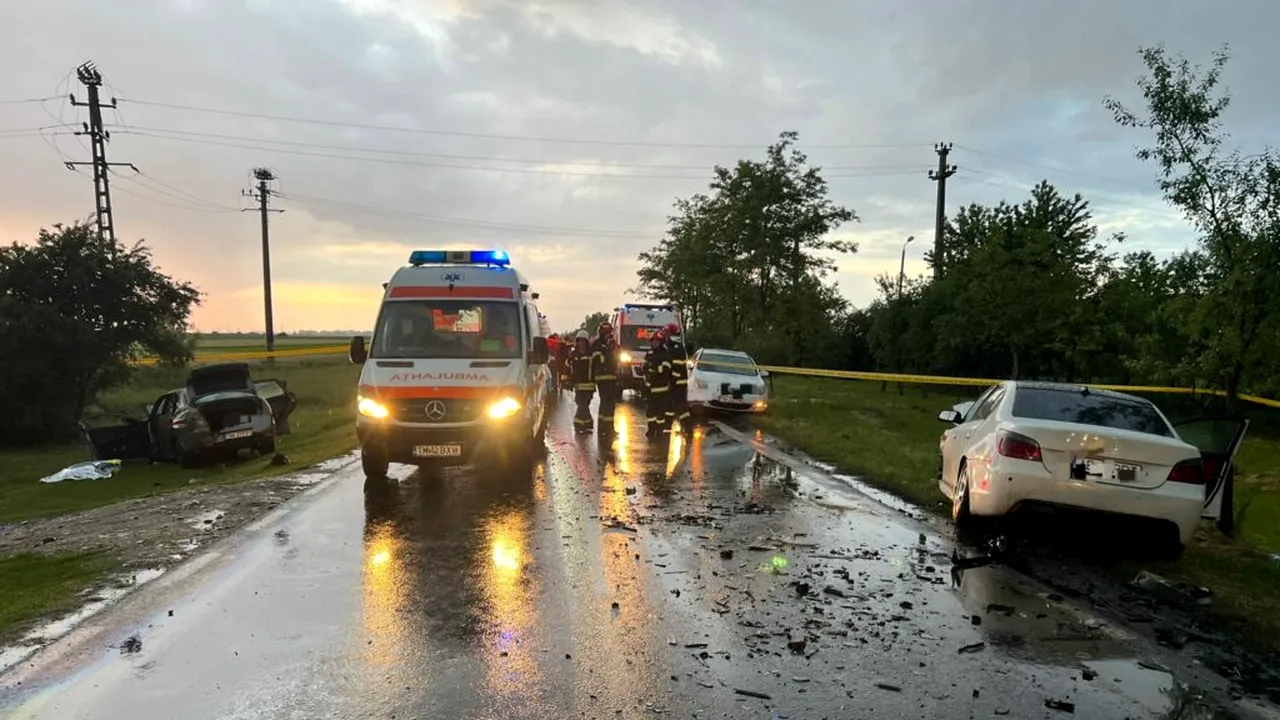 Accident în Timiș: O femeie a murit, iar patru persoane au ajuns la spital