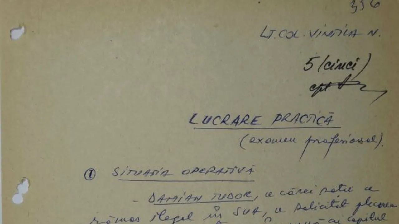 „Extemporal” la Securitate: telefoane interceptate, filaj și corespondență urmărită. Ce trebuiau să știe ofițerii în 1985
