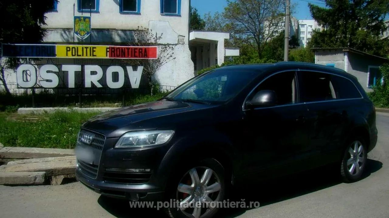 Maşină în valoare de 90.000 de euro, furată din Germania, descoperită de poliţiştii de frontieră