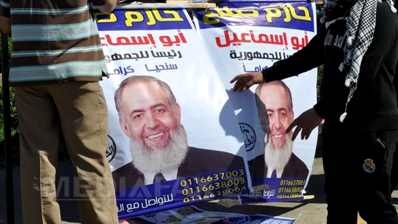 Liderul islamist Hazem Abu Ismail şi-a depus candidatura pentru preşedinţia Egiptului