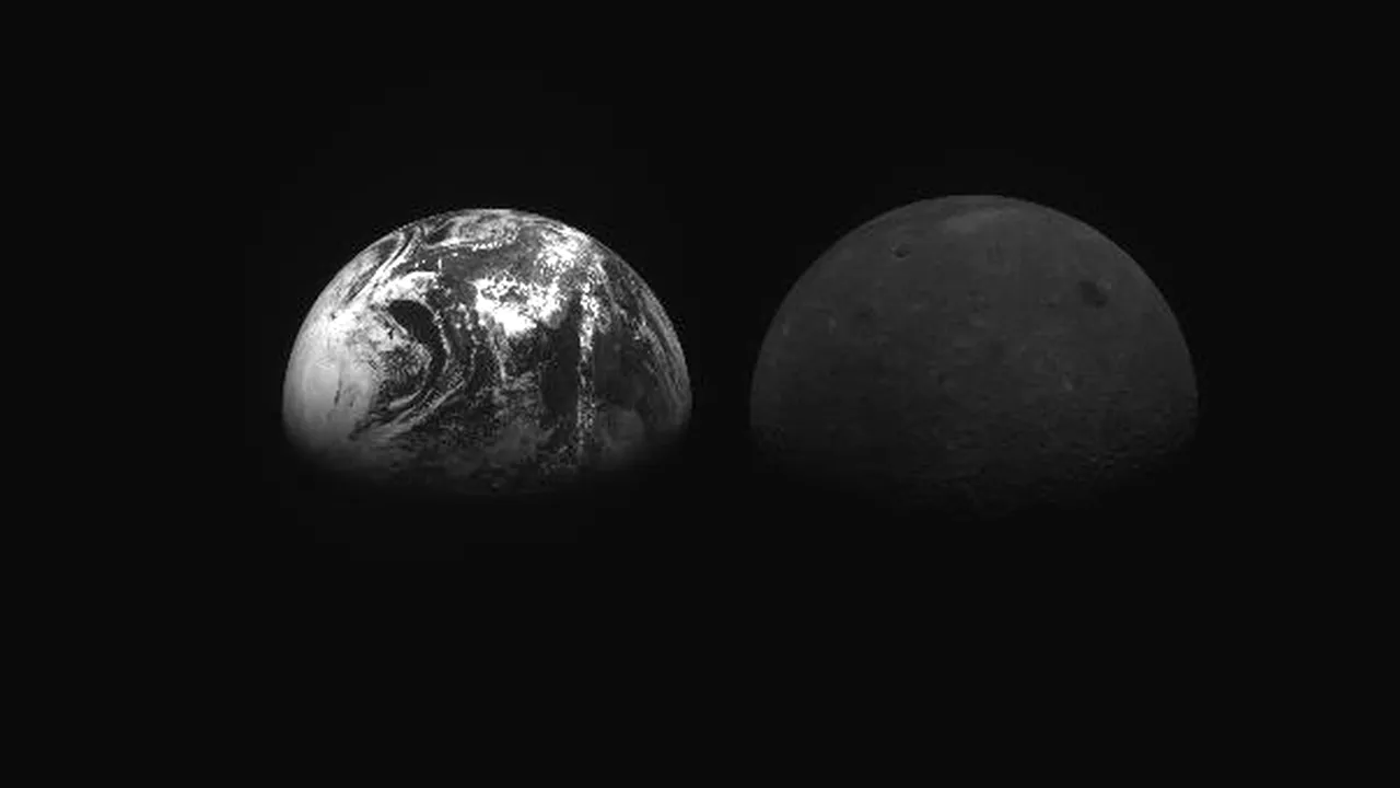 O navă spaţială coreeană a trimis imagini uimitoare cu Pământul şi Luna