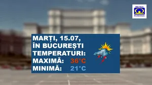 Cod galben de caniculă în București cu temperaturi de până la 35°C