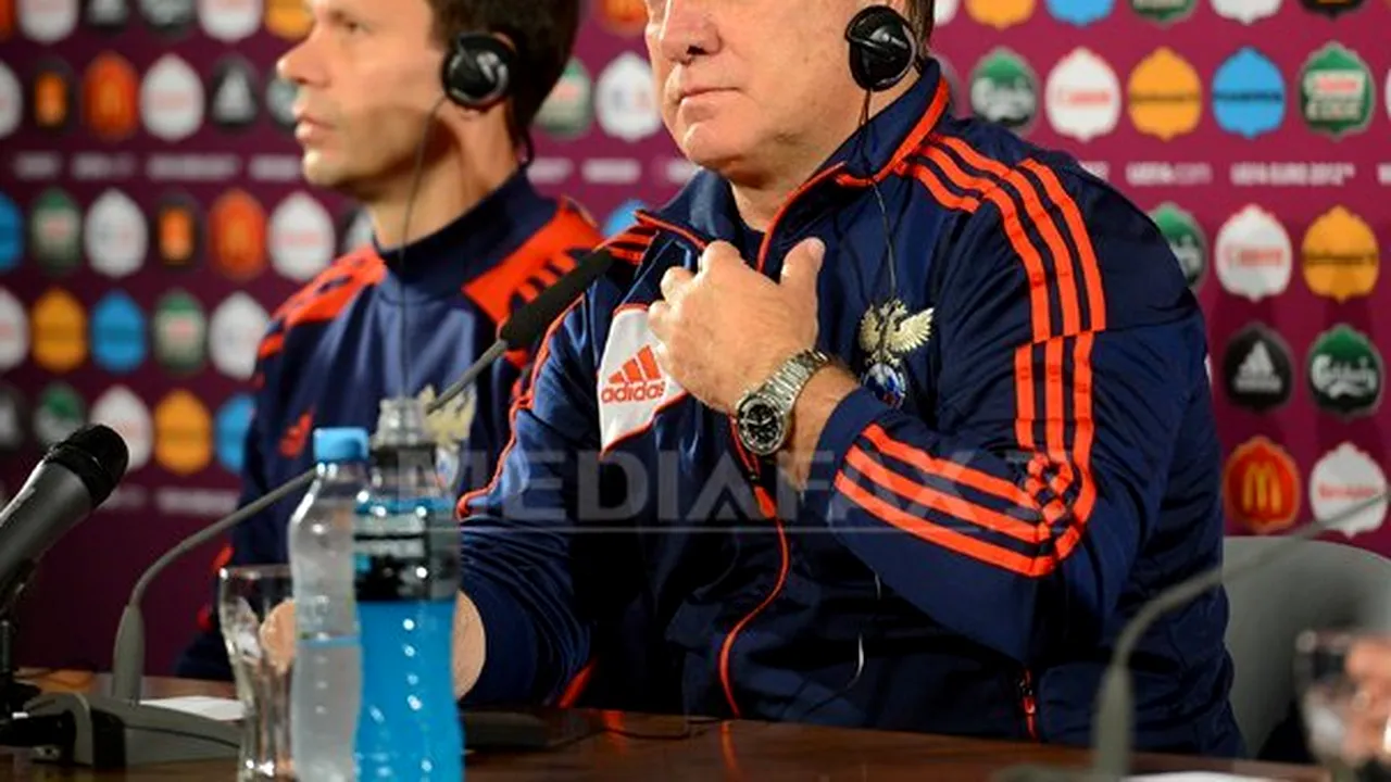 EURO 2012: Antrenorul Rusiei este mulţumit de egalul cu Polonia. 