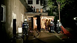 FOTO Incendiu la o casă din centrul Capitalei. Nicio persoană nu a fost rănită