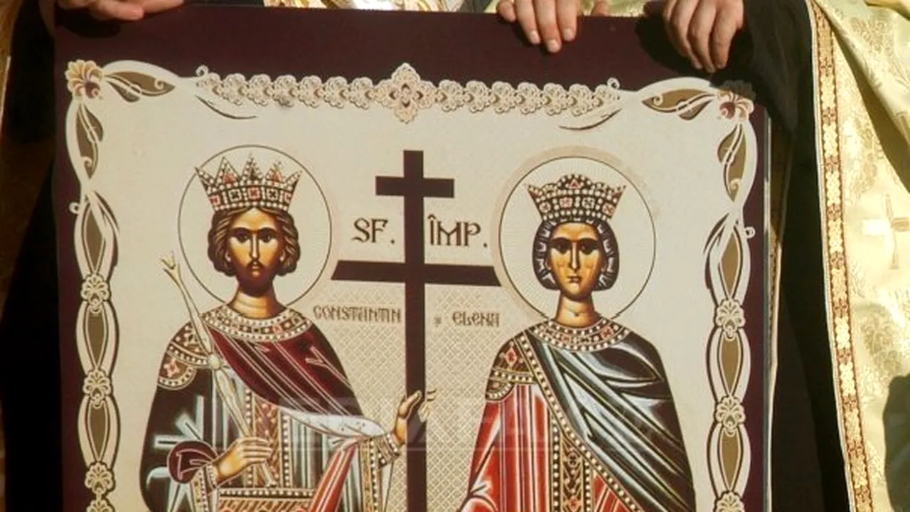 Sfinţii Împăraţi Constantin şi Elena, sărbătoriţi  miercuri, în Biserica Ortodoxă