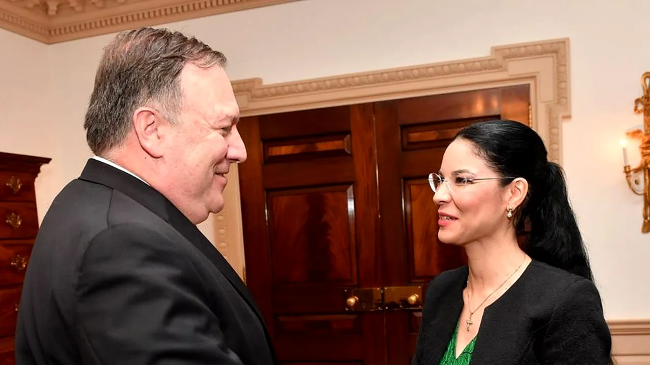 Vicepremierul Ana Birchall s-a întâlnit cu secretarul de stat american, Mike Pompeo