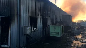 Incendiu VIOLENT la o brutărie din Constanţa: Pompierii au intervenit cu patru autospeciale