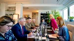 Întrevederea ministrului Angel Tîlvăr cu președinta Parlamentului European, Roberta Metsola