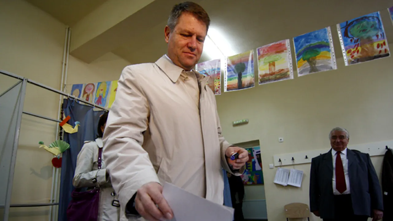 Klaus Iohannis: Am votat pentru echipa mea
