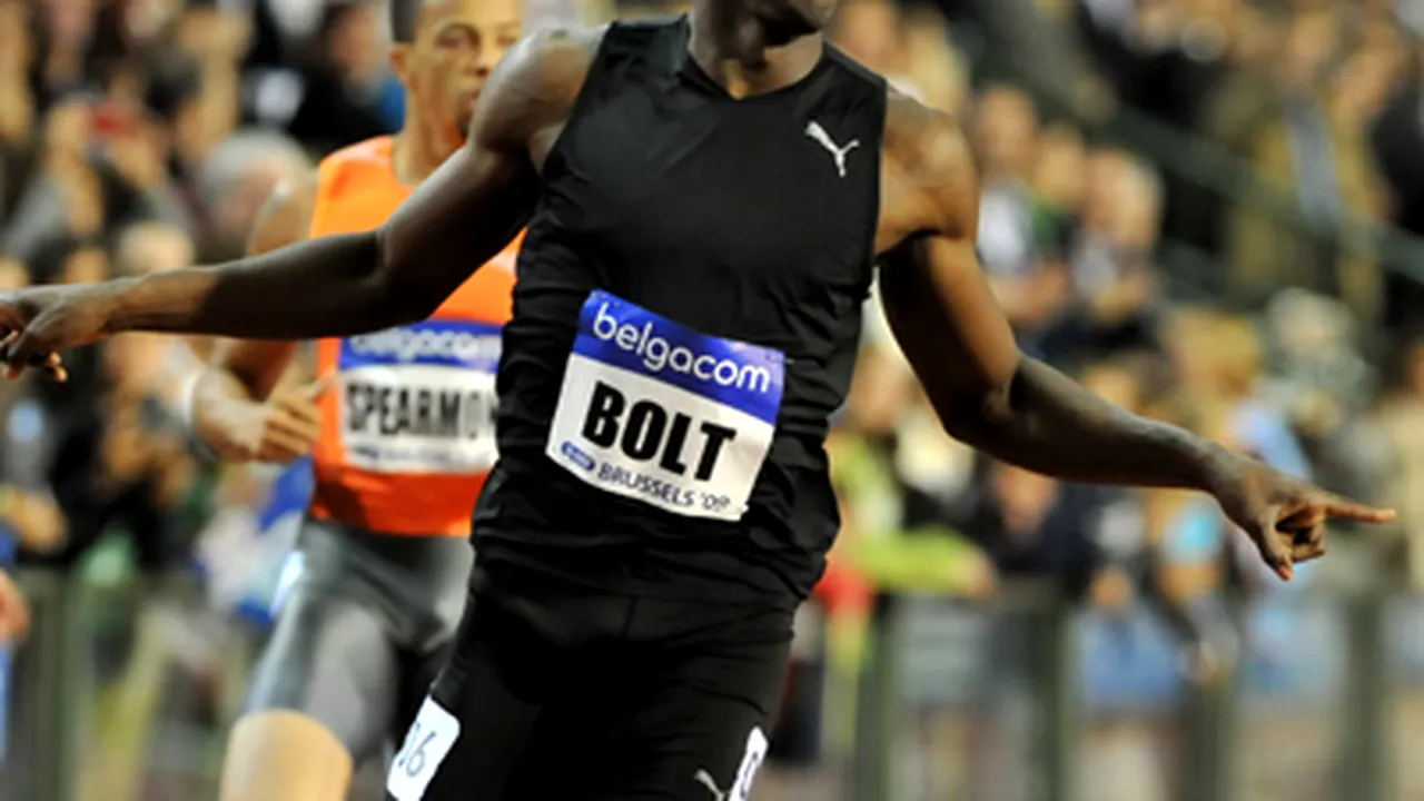 Bolt, învingător la 200 m la Bruxelles