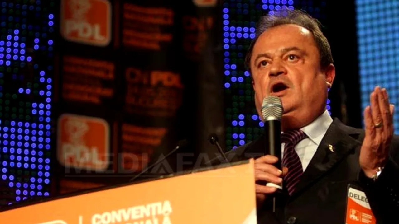 Gheorghe Ştefan: PDL ar trebui să convoace un congres dupa alegerile locale. Acum l-aş susţine pe Blaga