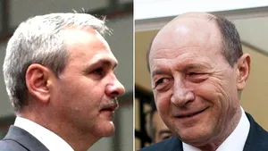 Traian Băsescu şi Liviu Dragnea au plecat împreună de la recepţia de Ziua Naţională